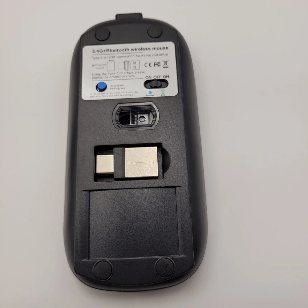 Wireless Mouse Black USB Computer Mouse for Windows Mac Android Laptop‎
